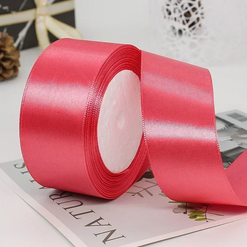 Elegant Satin Ribbons for Decoration and Crafting - 25 Yards