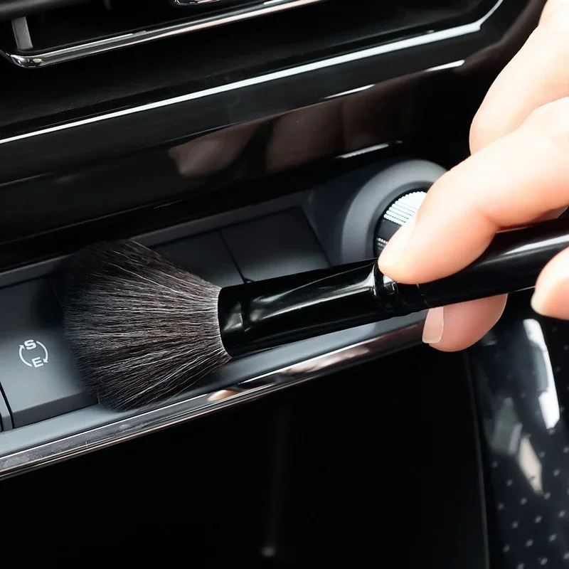 Car Detailing Brush Fibre Super Soft Cleaning Brush Car Interior Detailing Kit Electrostatic Dust Remove Tools Wash Accessories 3