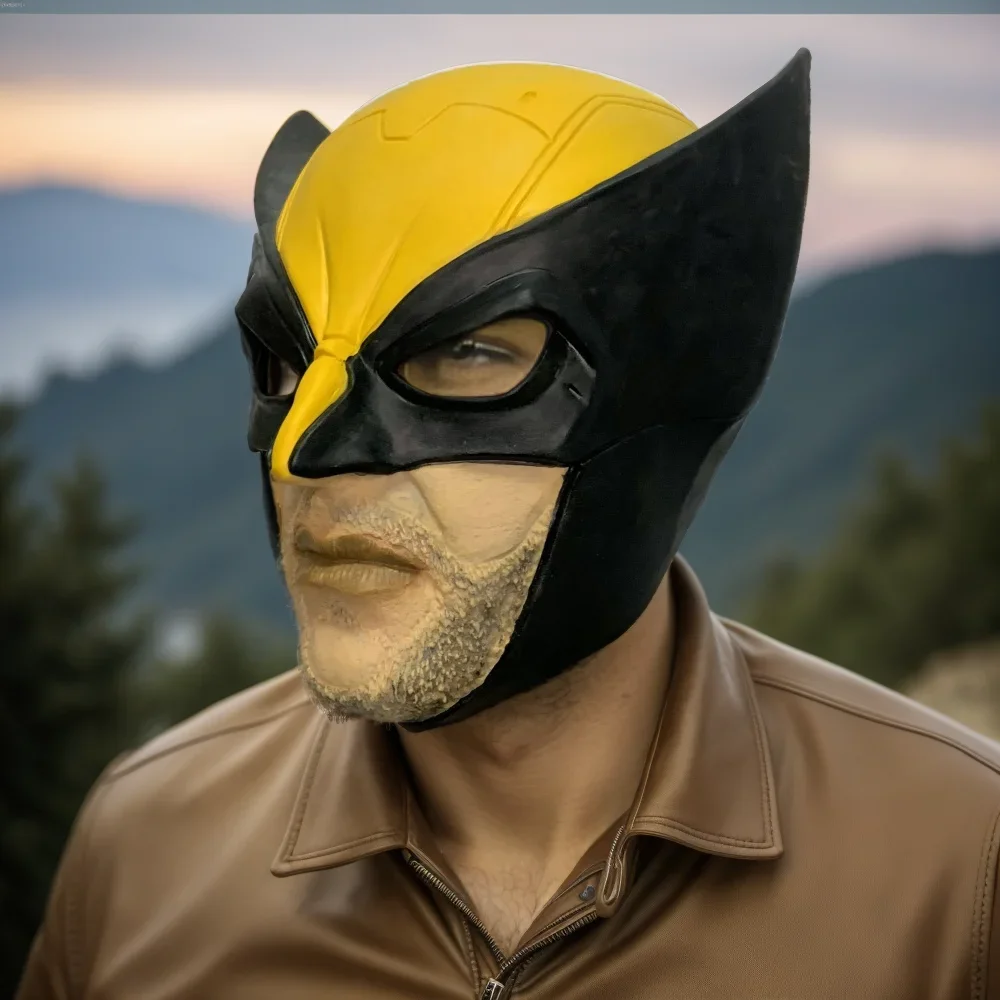 Wolverine mask Latex helmet James Howlett mask movie Cosplay Halloween adult costume prop