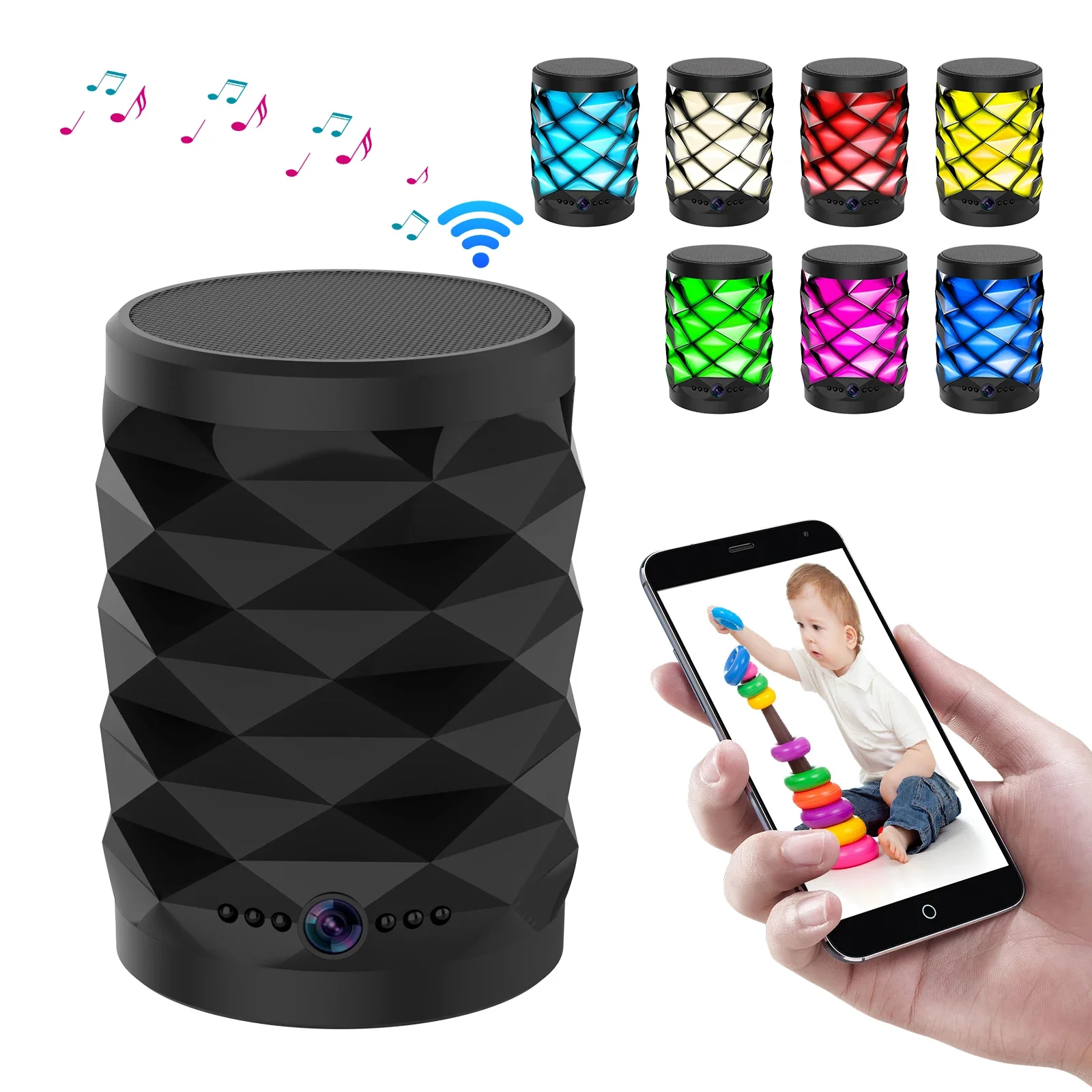 night vision capability demo for mini wifi camera