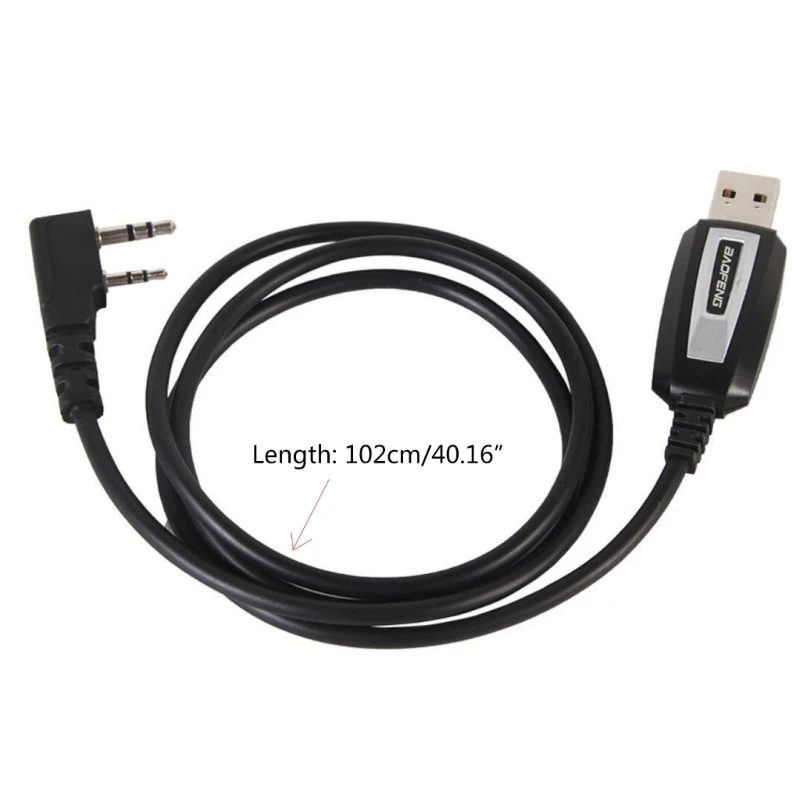 Waterproof USB Programming Cable withDriver Firmware for BaoFeng UV5R/888s Walkie Talkie K Connector Wire