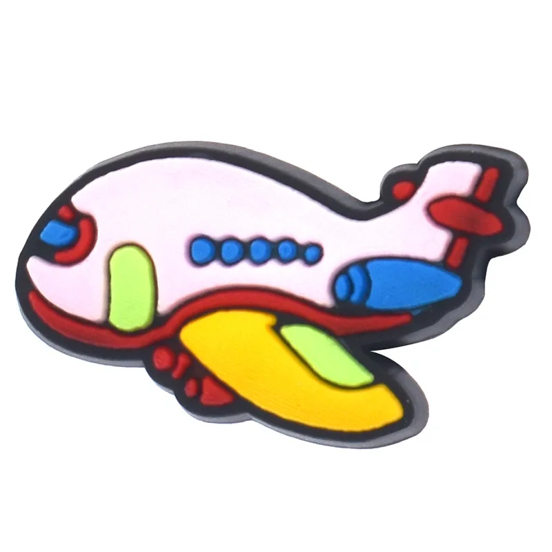 Aviation-Themed PVC Shoe Charms and Accessories