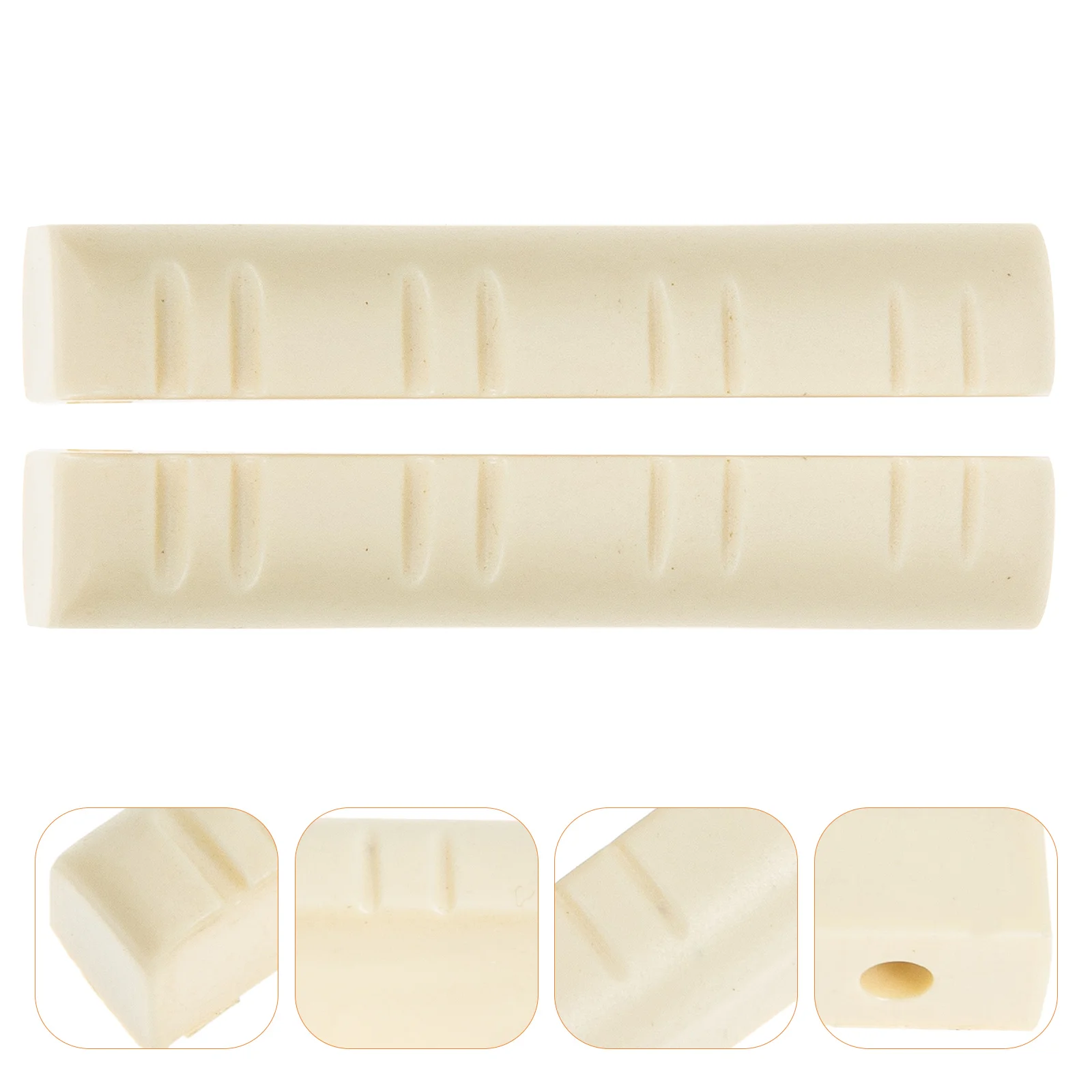 

2 Pcs Ukuleles Neck Rest Mandolin Support Pillow Accessories Bridge Nuts Holder