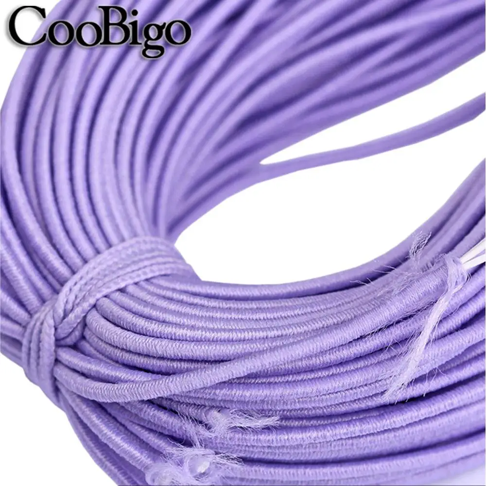 Durable Round Elastic Bungee Shock Cord - 5 Meters, Multi-Thickness