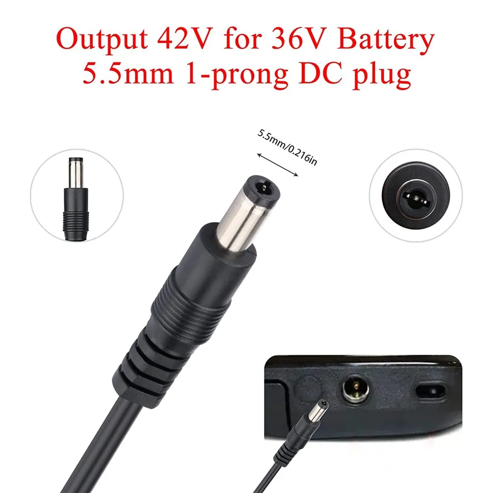 High-Efficiency 42V 2A Electric Scooter Battery Charger Power Adapter
