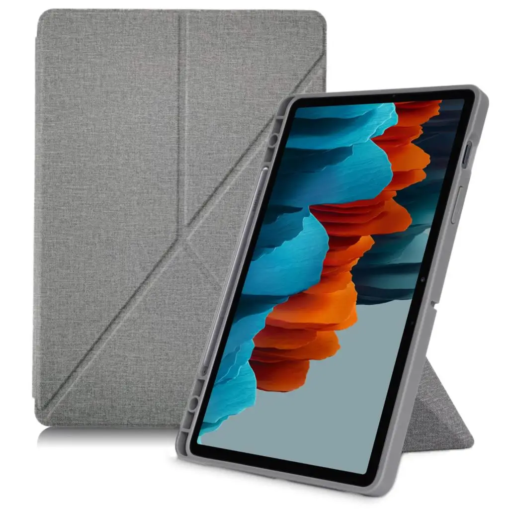 

For Samsung Galaxy Tab S7 Plus T970 T975 S8 11 X700 S7 11 2020 T870 S7 FE SM-T730 12.4 2021 Magnetic Auto Sleep Wake Smart Case