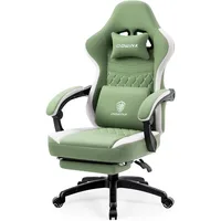 Gaming Chair Breathable Fabric Computer Chair with Pocket Spring Cushion, Comfortable Office Chair with Gel Pad and Storage Bag 1