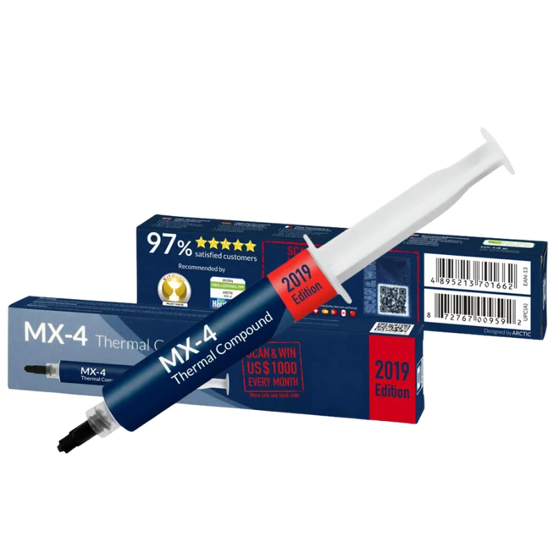 

MX4 4G 8G 20G Thermal Paste Processor Thermal Grease For CPU GPU Printer HeatSink Cooling Cooler Compound Silicone