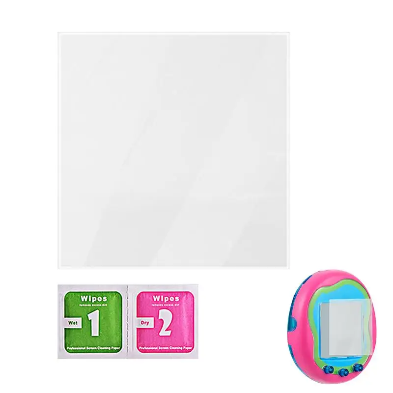 

Portable Virtual Pet Machine Protection Film 5pcs High Definition Anti-Scratch Screen Protector ForTamagotchi Pet Machine