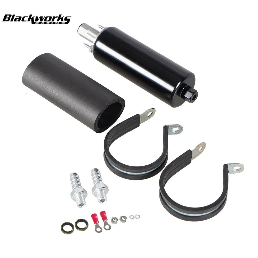 

Universal Inline External High Pressure Pump With Kit Car Accessories Aluminum Fuel Pump for GSL392 Fuel Line 255 LPH FP-1037