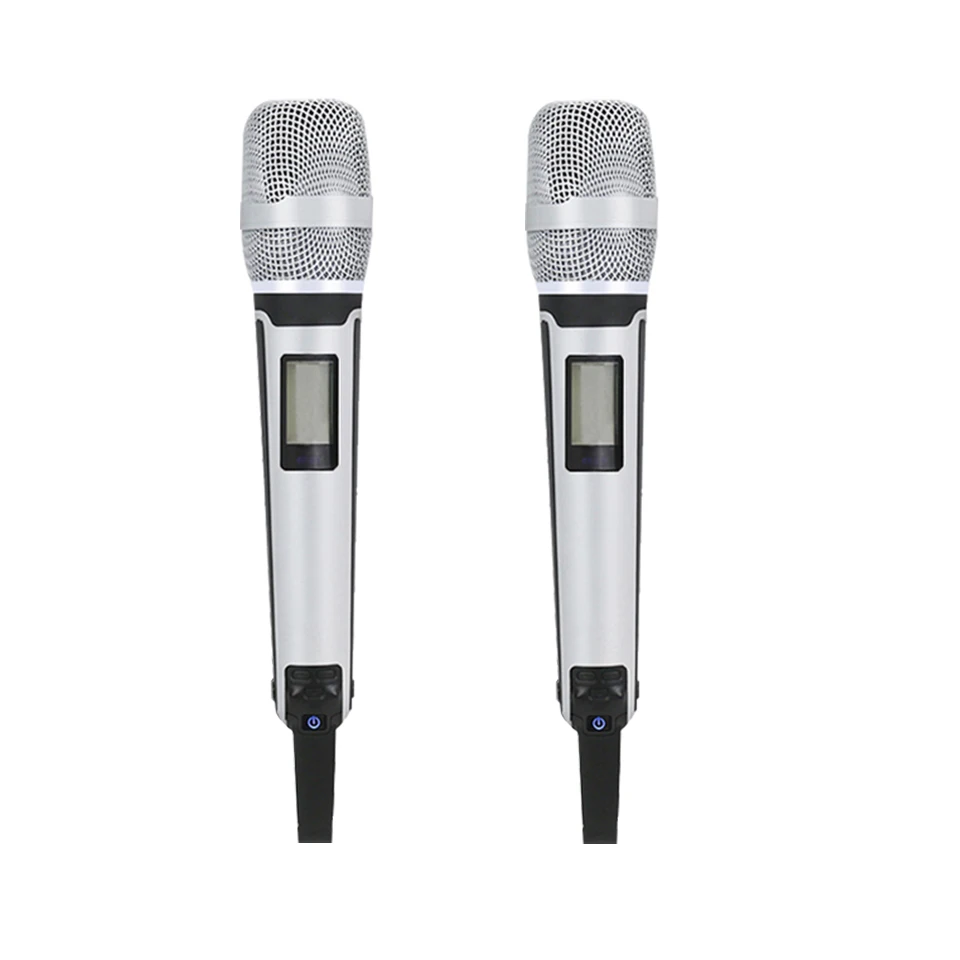 SOM SKM9100 싱글 리시버 더블 핸드 헬드 마이크, 다중 색상 하이 퀄리티, 500-599MHz, 600-699MHz