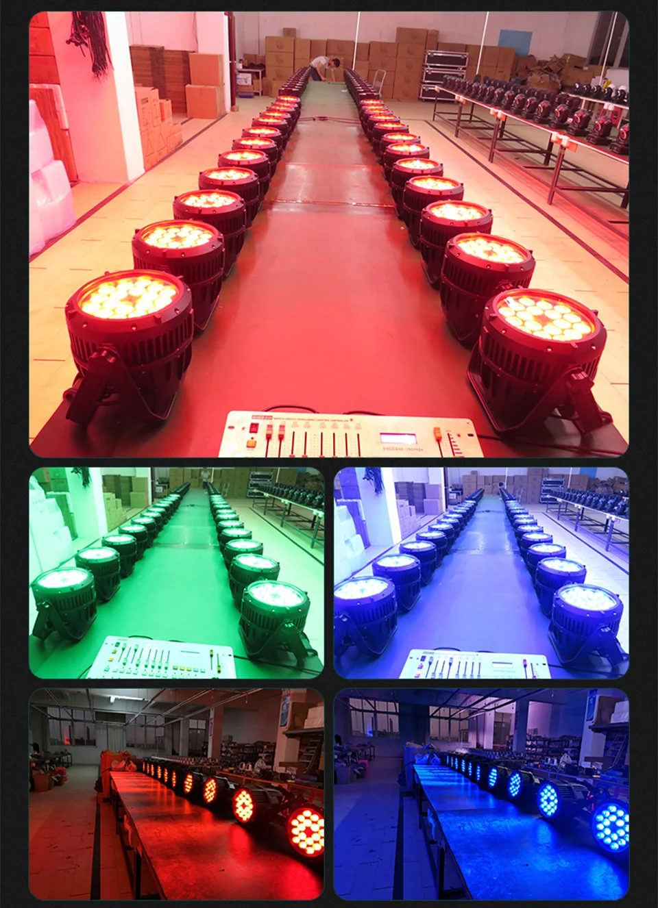 2025 LED Outdoor Waterproof Par Light DMX RGB Wash Light Professional Stage Bar
