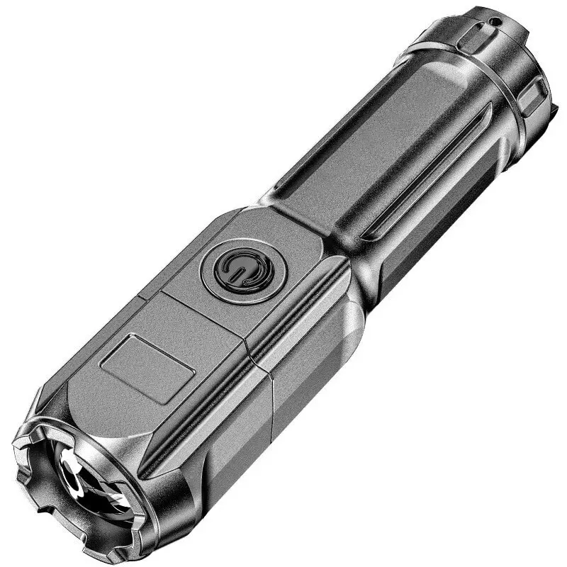 ABS Strong Light Focusing Flashlight Outdoor Portable Household Commonly Used Flashlight Lighting camping light handheld flashlight bike flashlight pocket flashlight