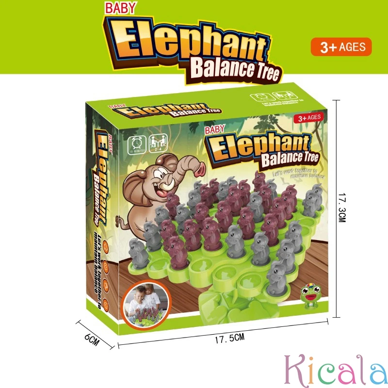 Elephant Balance Tree Educational Parent-child Interaction Tabletop Game Toy Montessori Math Toy Balancing Board Puzzle For Kids educational toys math toys