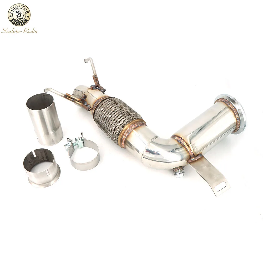 

Downpipe 3.5'' Exhaust Catless Downpipe For MK3 F56 Min i Co oper S JCW 2.0T 2014-2018