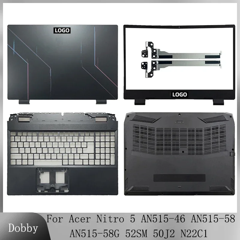 

NEW For Acer Nitro 5 AN515-46 AN515-58 AN515-58G 52SM 50J2 N22C1 Laptop LCD Back Case Top Cover Front Bezel Palmrest Bottom Case