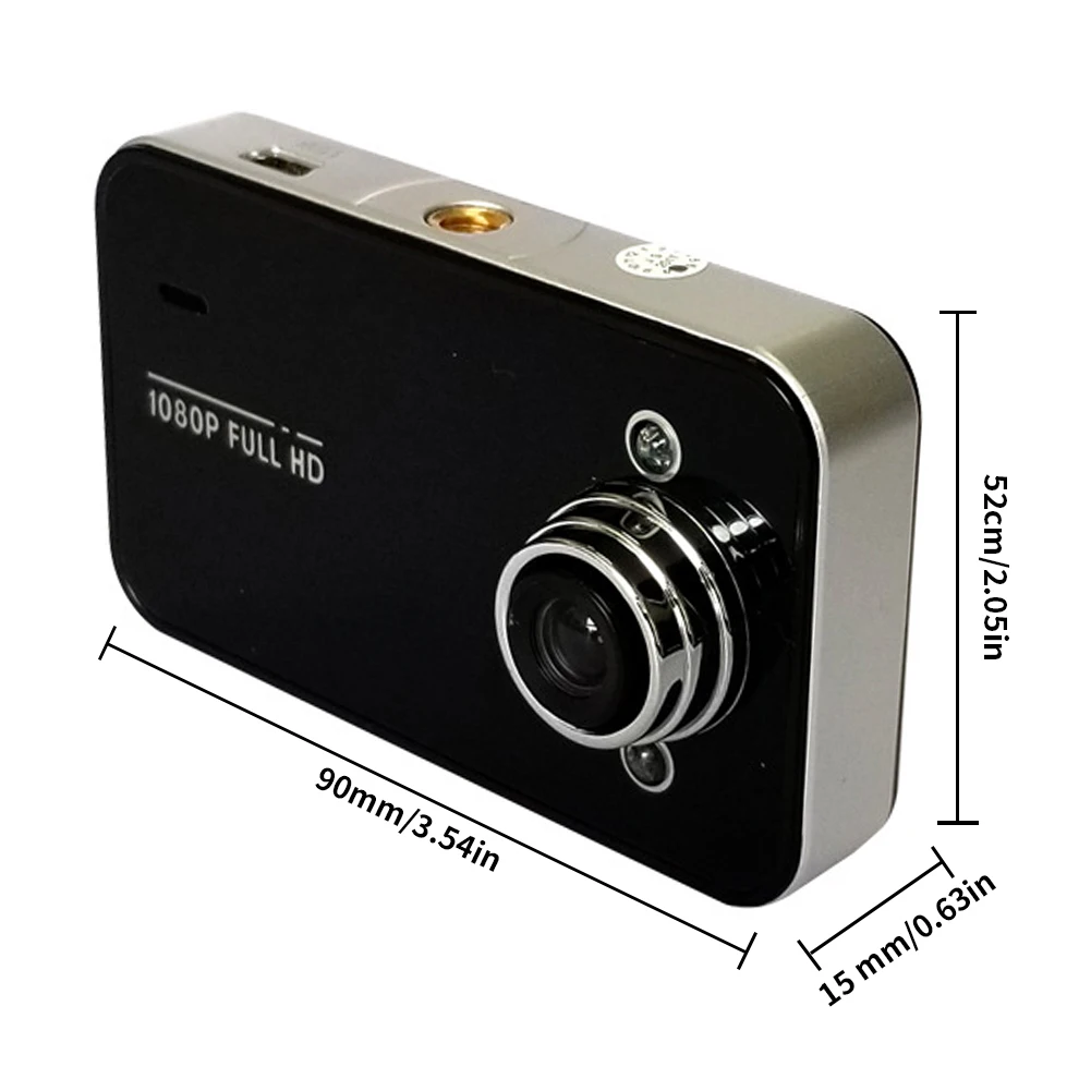 풀 HD 자동차 DVR 대시 캠, 자동차 루프 녹화, 차량 운전 녹음기, 야간 투시경 지지대, TF 32G, 140 도 시야각, 1080P