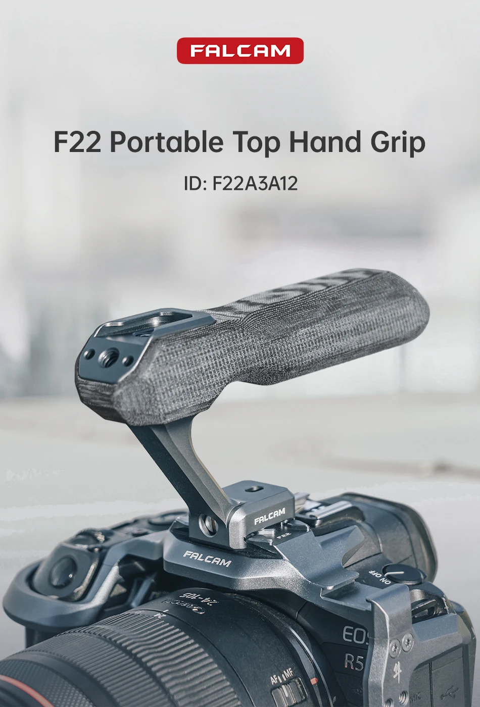 F22 Quick Release Top Hand Grip F22A3A12 All-round Camera Handle with Cold Shoe
