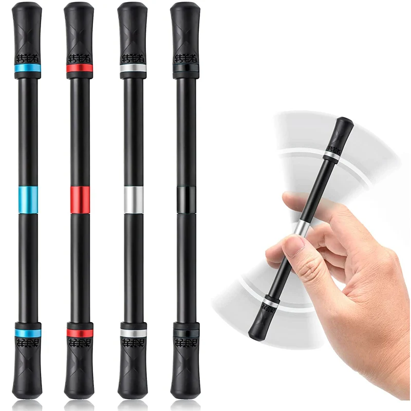 Fidget Toy Sensory Fidget Toy Anti Stress Toy Finger Sensory Toy Fidget Spinner Pen Spinning Decompression Satisfying Toys For Stress Relief ADHD Autism Anxiety Therapy Juguetes Ansiedad