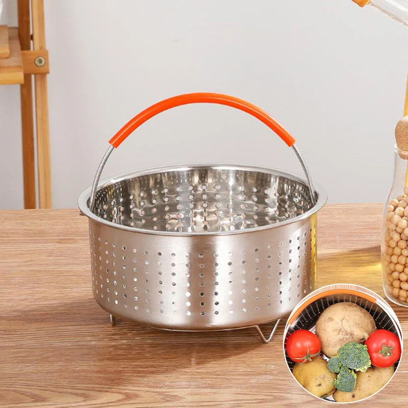 Premium Stainless Steel Steamer Basket - Durable & Reusable Pot Accessory