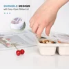 4 Grid Snack Containers Reusable Meal Prep Lunch Containers Portable for Kids and Adults Home Snack Storage Bottles Kitchen Tool 3