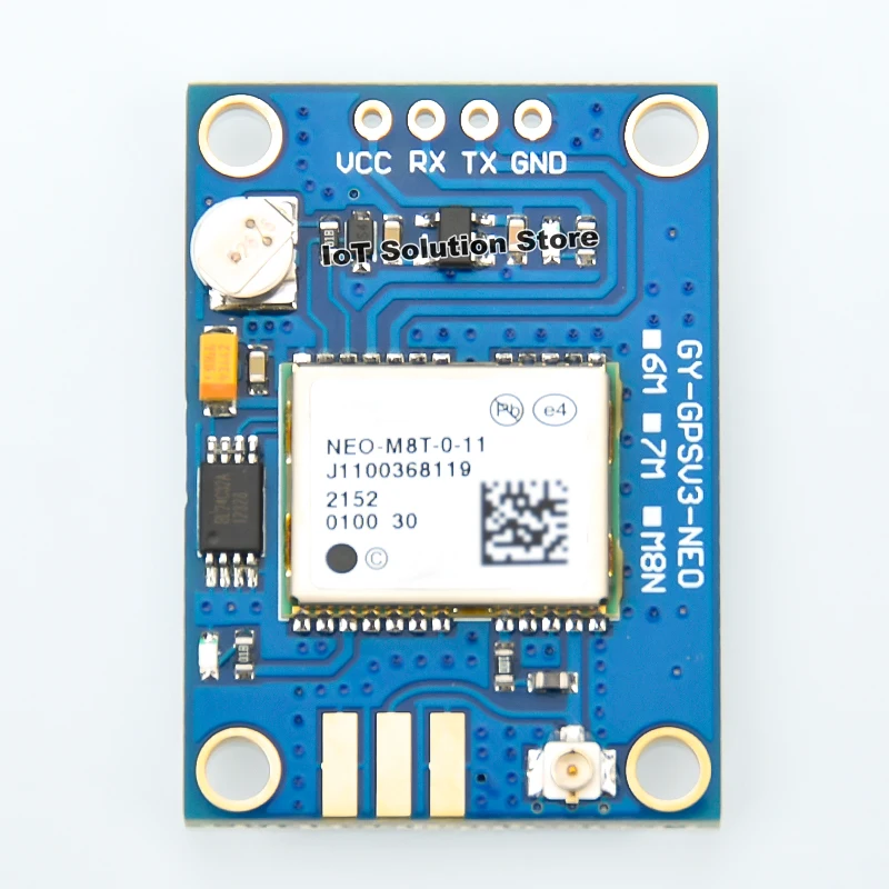 

GY-GPSV3-M8T NEO-M8T GPS GLONASS BDS Galileo GNSS Receiver Module with Ceramic Active Antenna NEOM8T GY-GPSV3-NEO NEO M8T