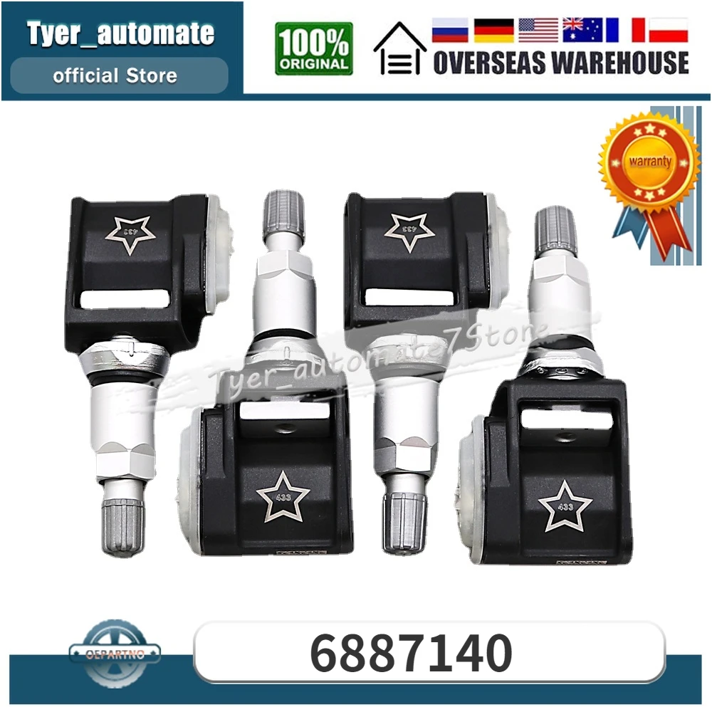 

For Alpina XD4 BMW 5-Series [G30] X3 [G01] X6 [G06] X7 [G07] Mercedes-Benz E-Class [W213] 6887140 Tire Pressure Monitor Sensor