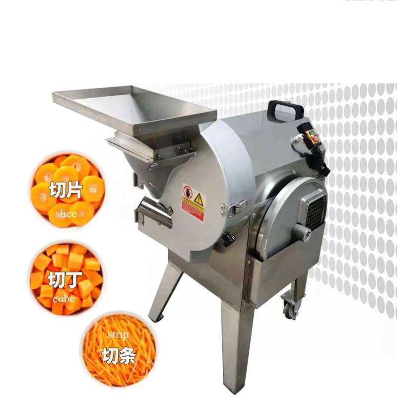 Industrial Vegetable Cucumber Carrot Dice Cutter Onion Ring Slicing Cutter Machine Cabbage Cutter for Catering commercial catering air cooling small stainless steel ice popsicle maker machine making popsicle machine for snack food factory