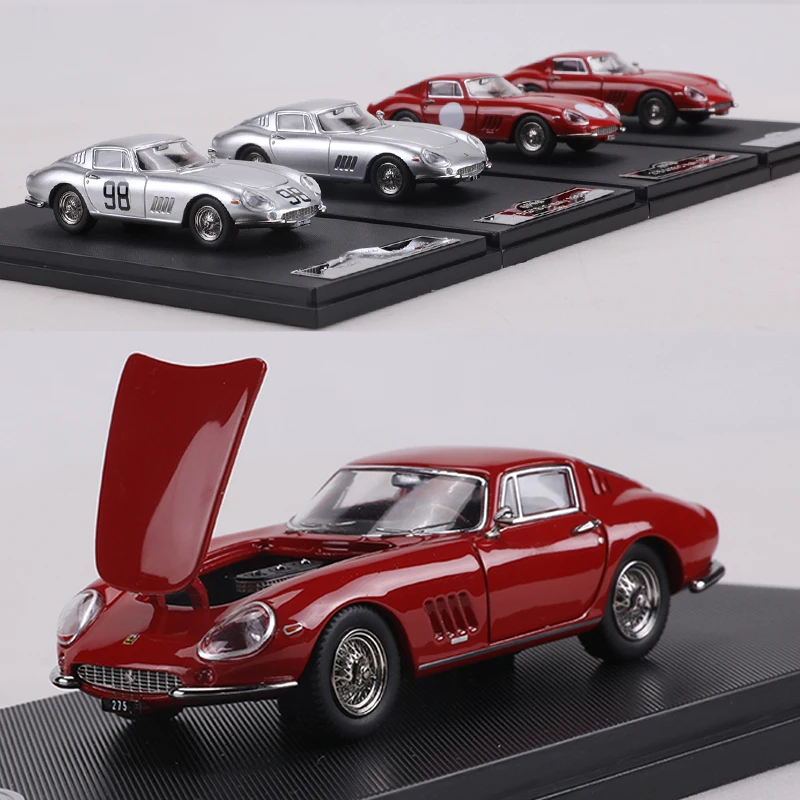 GFCC 1:64 1966 275GTB/C 다이캐스트 합금 시뮬레이션 자동차 모형 수집용 장식품