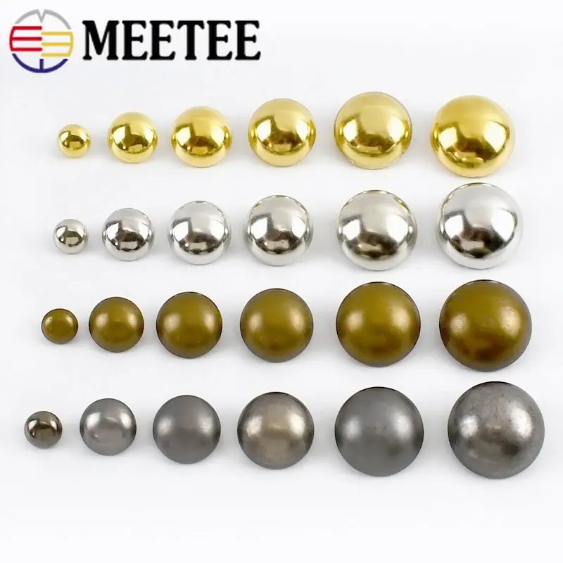 Metal Mushroom Button Brass Sewing Buttons Metal Sewing Buttons