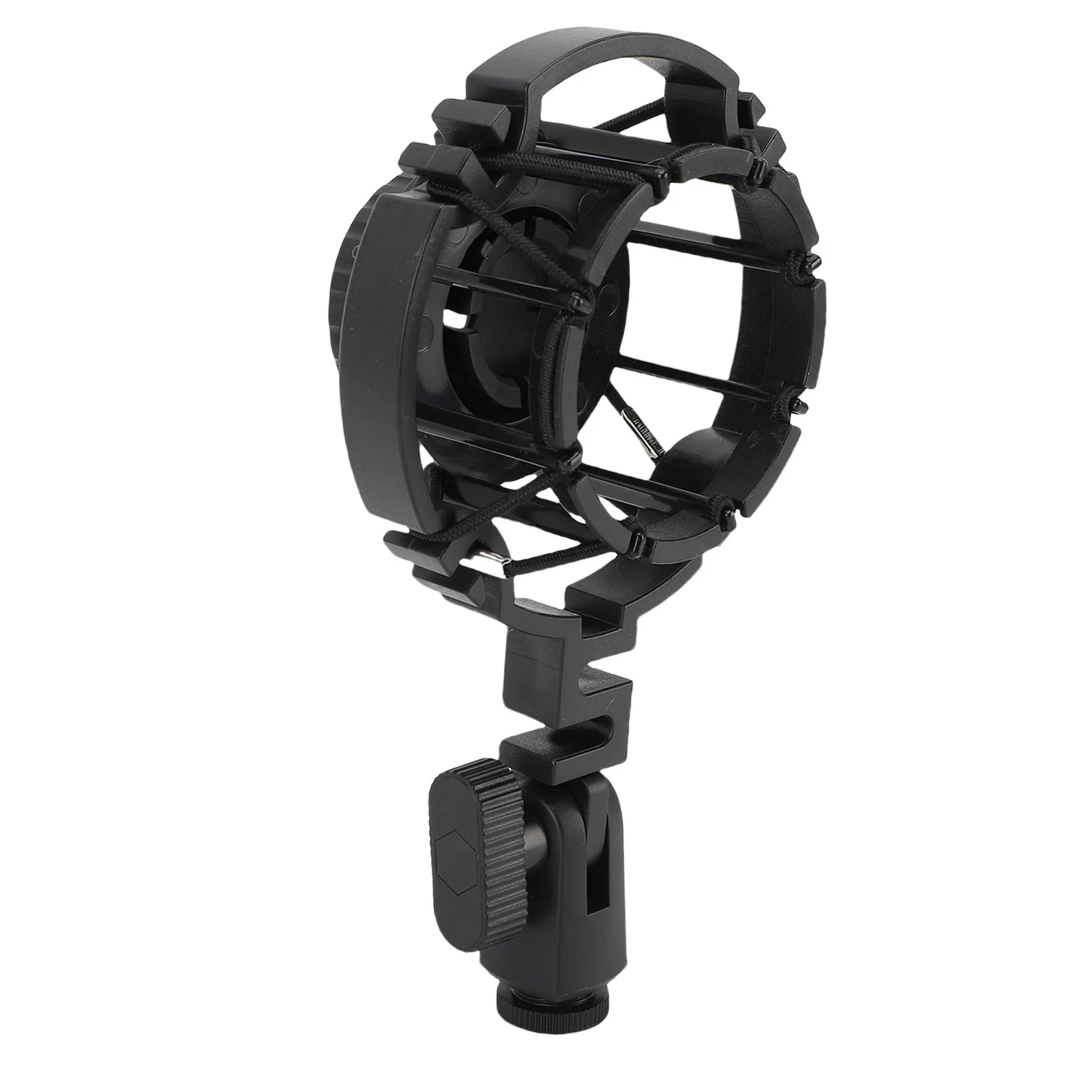 쇼크 마운트 마이크 홀더 안정적인 녹음 경량 공간 절약 소음 감소 견고한 ABS 쇼크 마운트 녹음에 노력 절약을 위한 설계