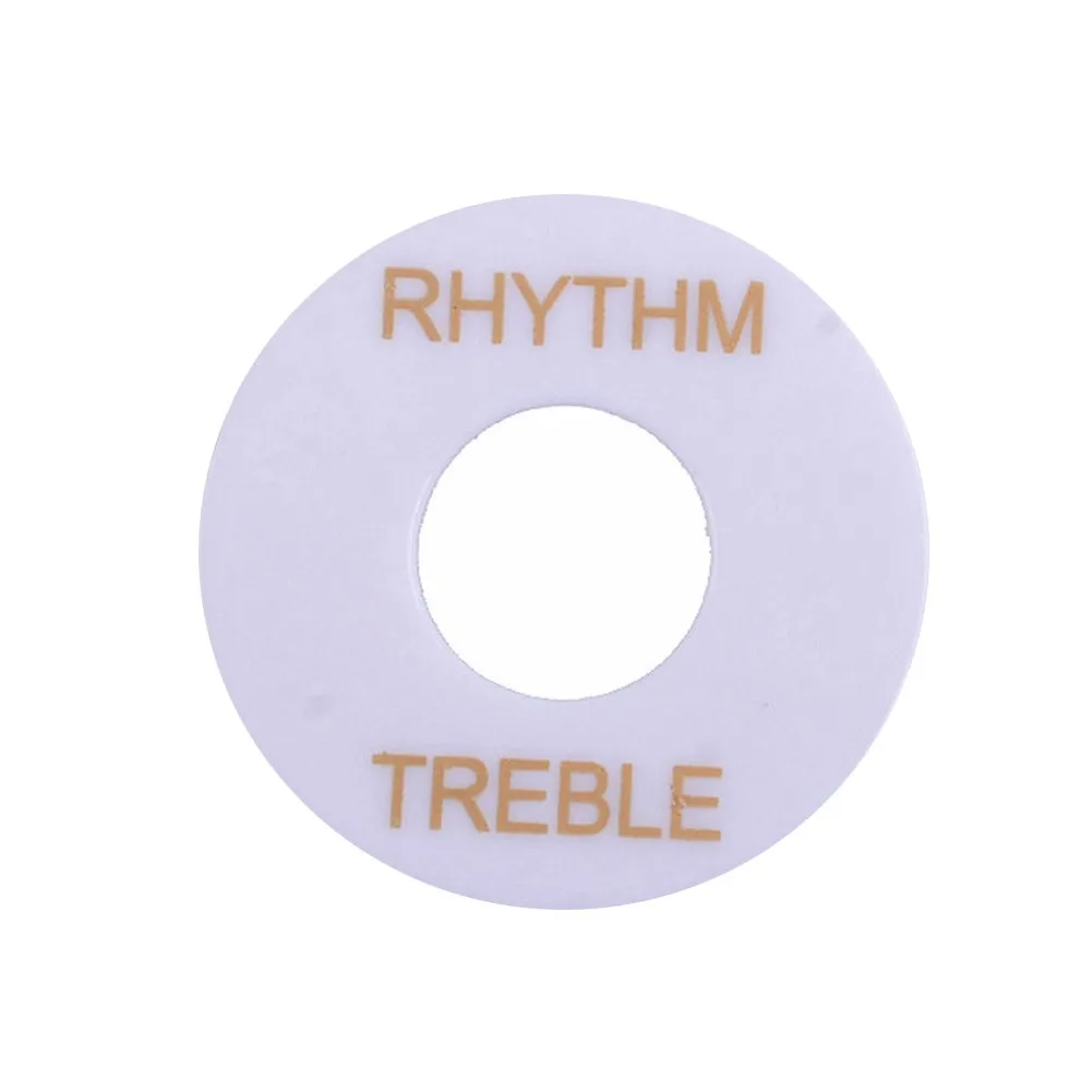 Rhythm/Treble Selector Switch Ring For Gibson Les Paul Guitar Three-speed Switch Guard Plate Pad Ring Selector Colors