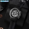 SYNOKE Men Digital Watch Sports Watches 5Bar Waterproof Military Shock Digital Watch LED Display Large Screen Alarm Clock 4