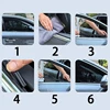 Universal Car Side Window Wiper Accessories Window Cleaning Tool For Car Water Mist Removal Wipers Blade 5