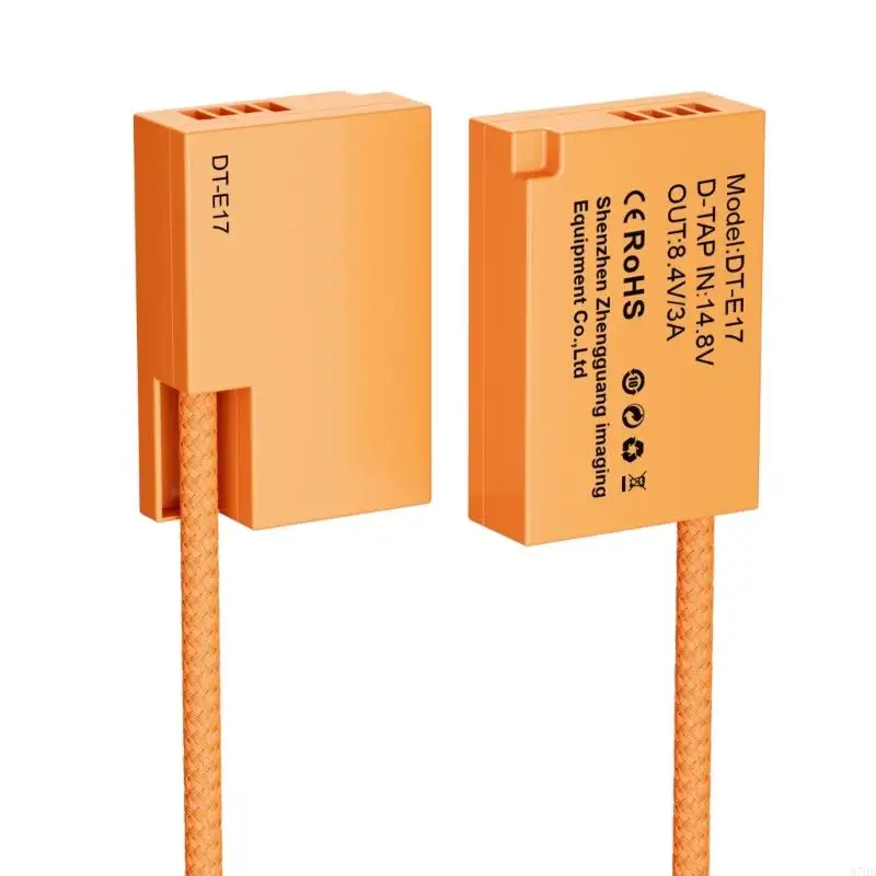 D-TAP Connection to LPE17 Battery Continuous Power Supply for R10 RP T6s T6i T7i X8i SL2 800D 9000D