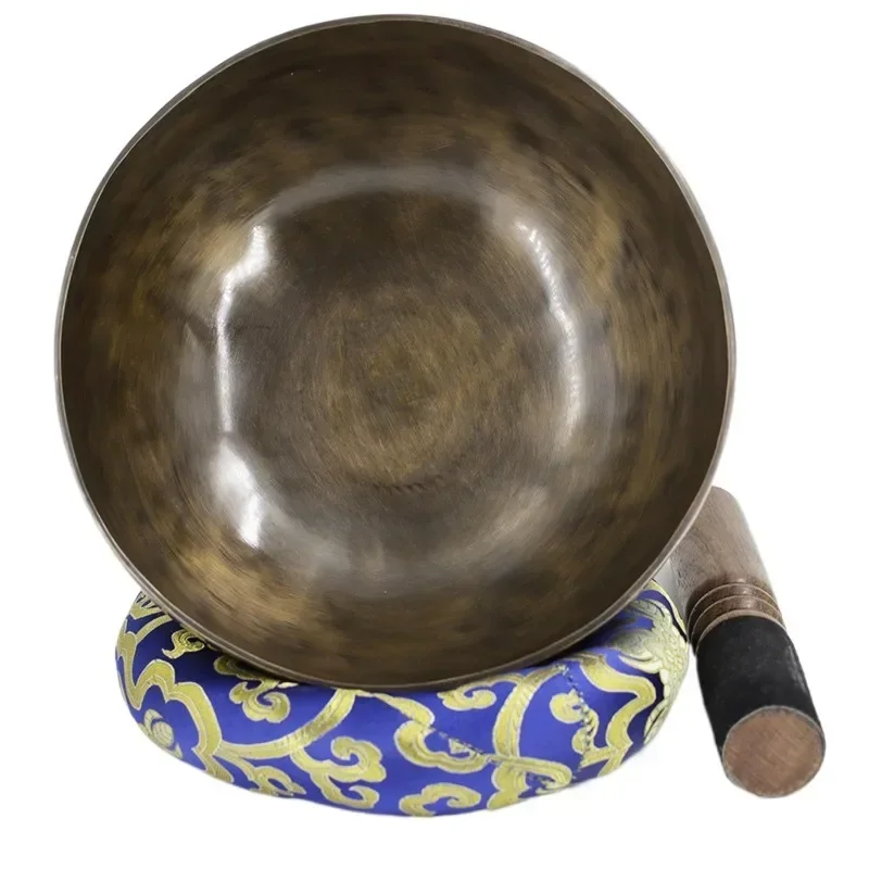 16-30CM Tibetan Full Moon Meditation Bowl - Handmade Copper Chime Planet Energy Buddha Sound Bowl 2