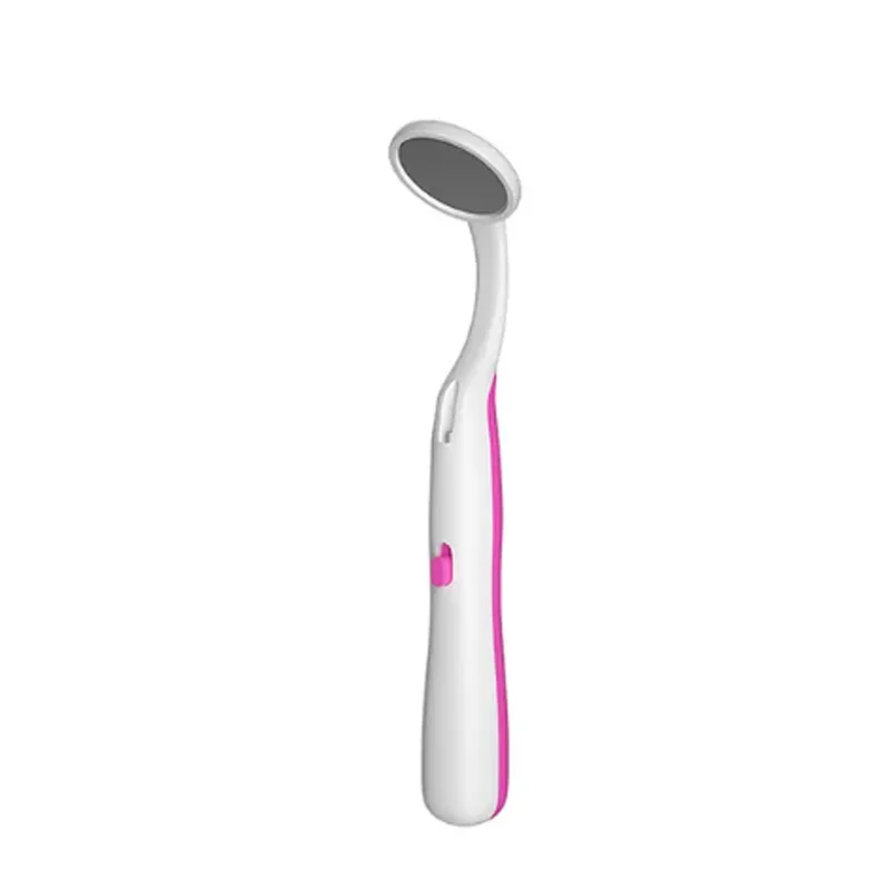 1Pc Dental Mund Spiegel Mit LED-Licht Handheld Anti-fog Intraoralen Spiegel Tragbare Wiederverwendbare Oral Hygiene Sauber Zahnarzt werkzeuge – Detail 8