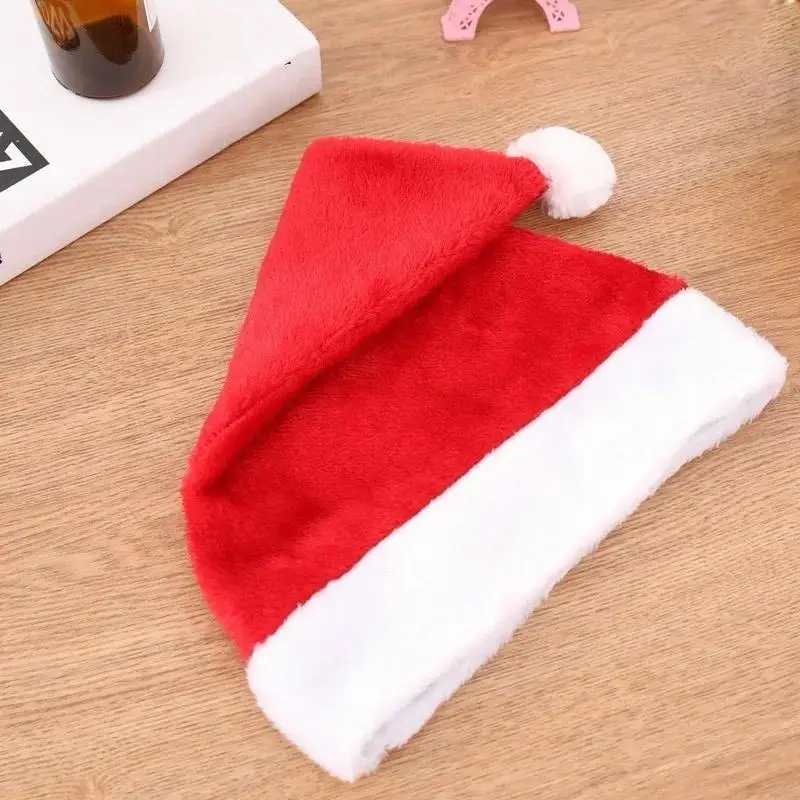 Christmas Hats, Children's Adult Christmas Plush Hats Christmas Decoration Supplies Boys And Girls Christmas Party Decor Hats