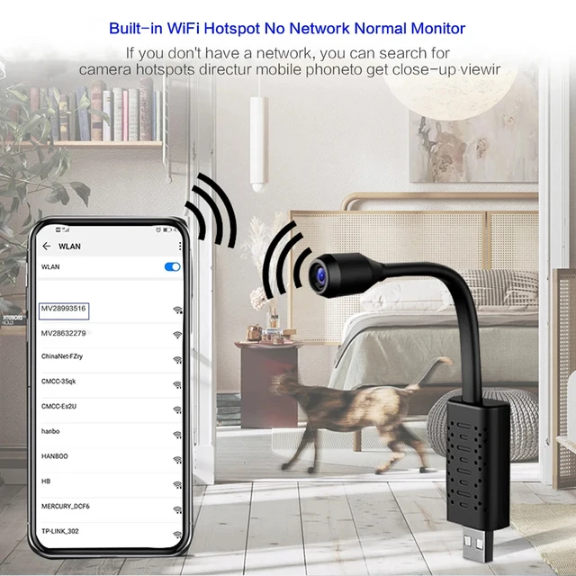 1080P Mini Camera HD WiFi Camcorder Portable Wireless Module Video Recorder Support Remote View P2P Camera Small Body Cam 5