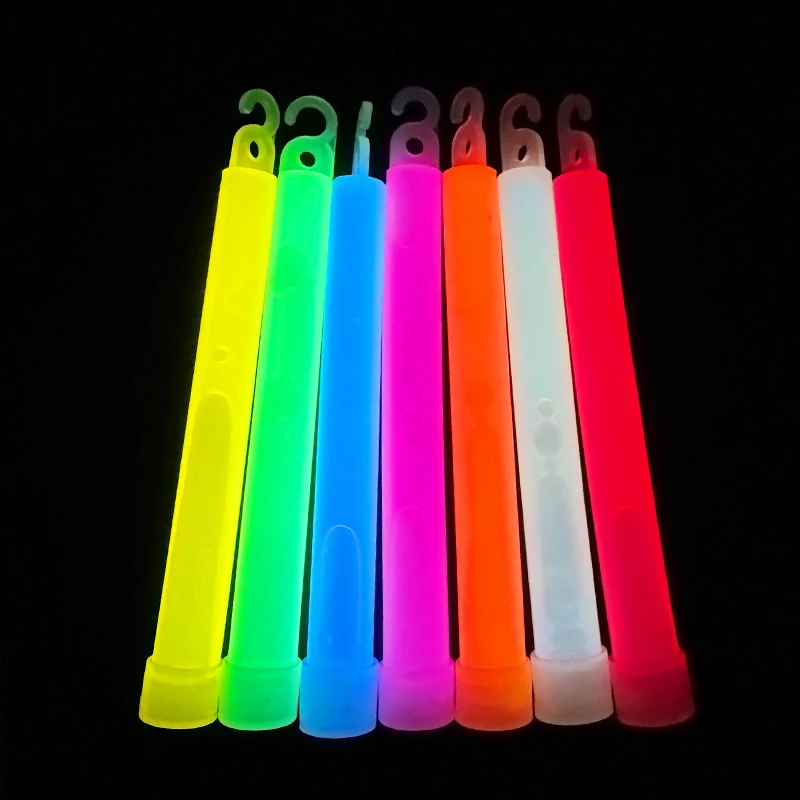 5/10 stücke Glow Sticks Mit Haken Glow In The Dark Geburtstag Party Hochzeit Dekoration Wandern Camping Outdoor Notfall leuchten Stick – Detail 8
