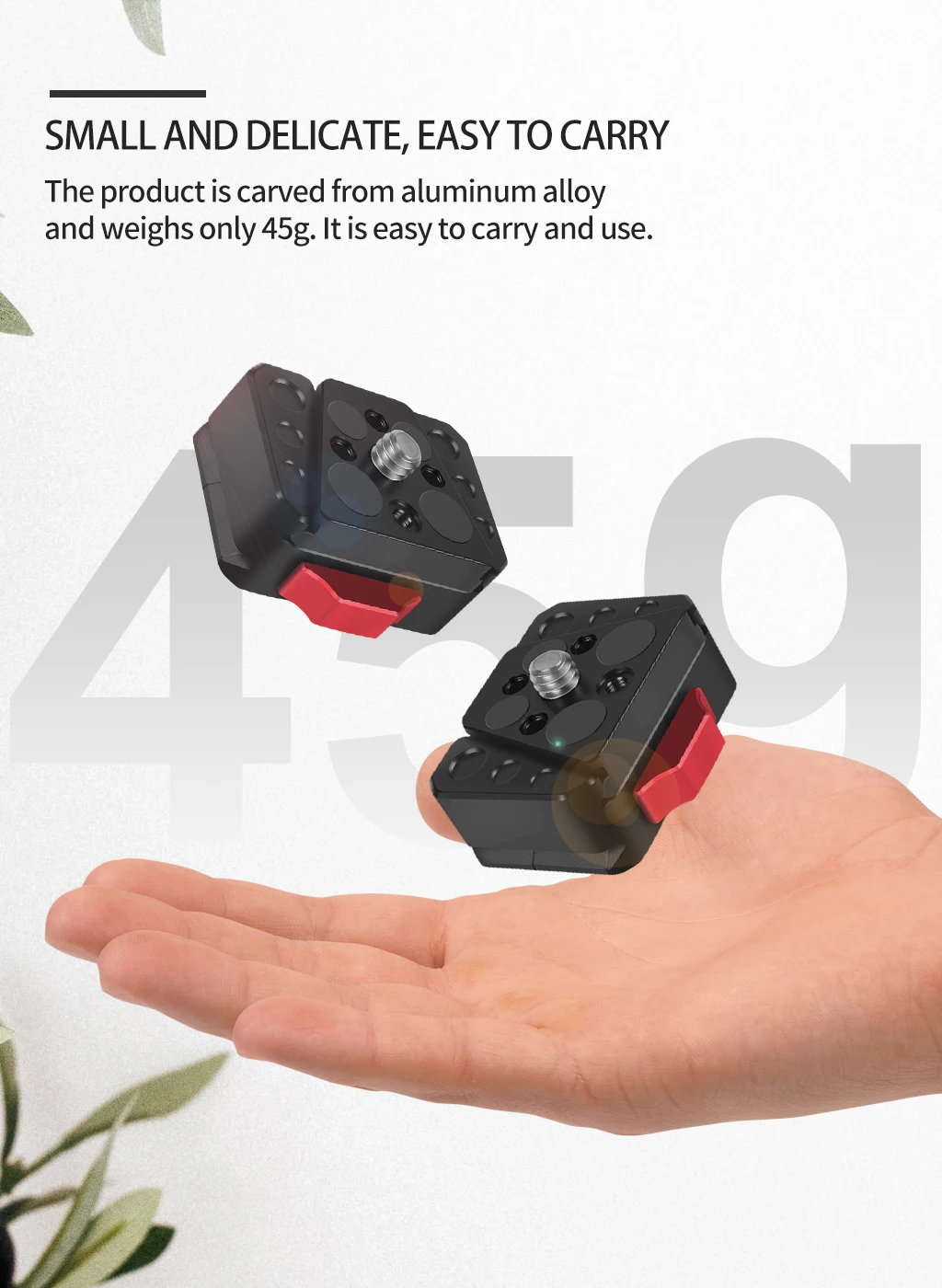 Quick Release Mount Plate Board Anti-shake Clamp V Port for GoPro13 Insta360 DJI