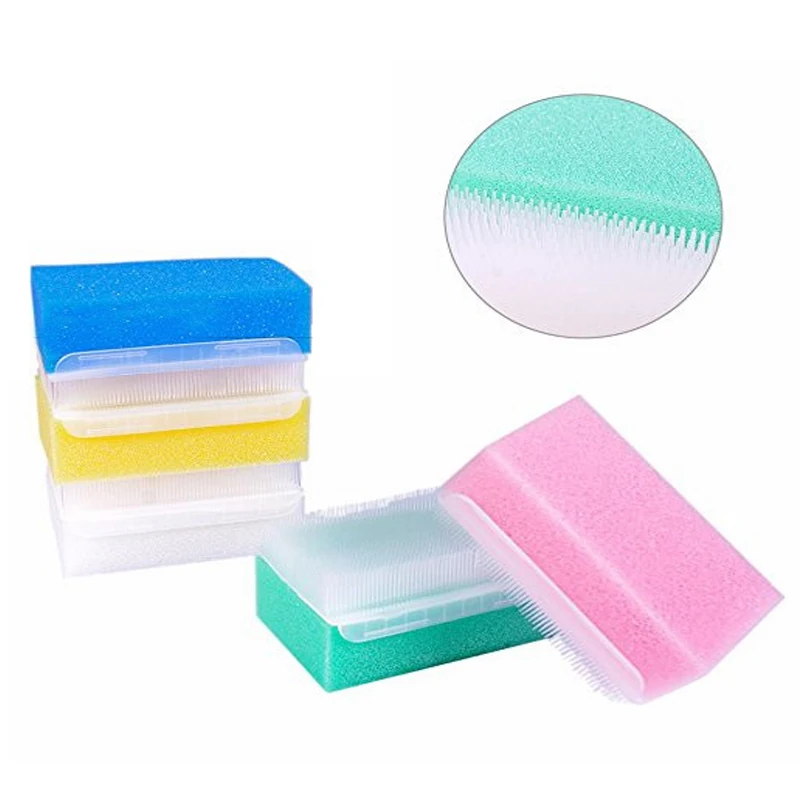 Baby Bath Brush Baby Sponge Brush Surgical Hands Denture Sterile Infant Children Sensory Sponge Scrub Bristle 5pcs baby brush baby bath sponge