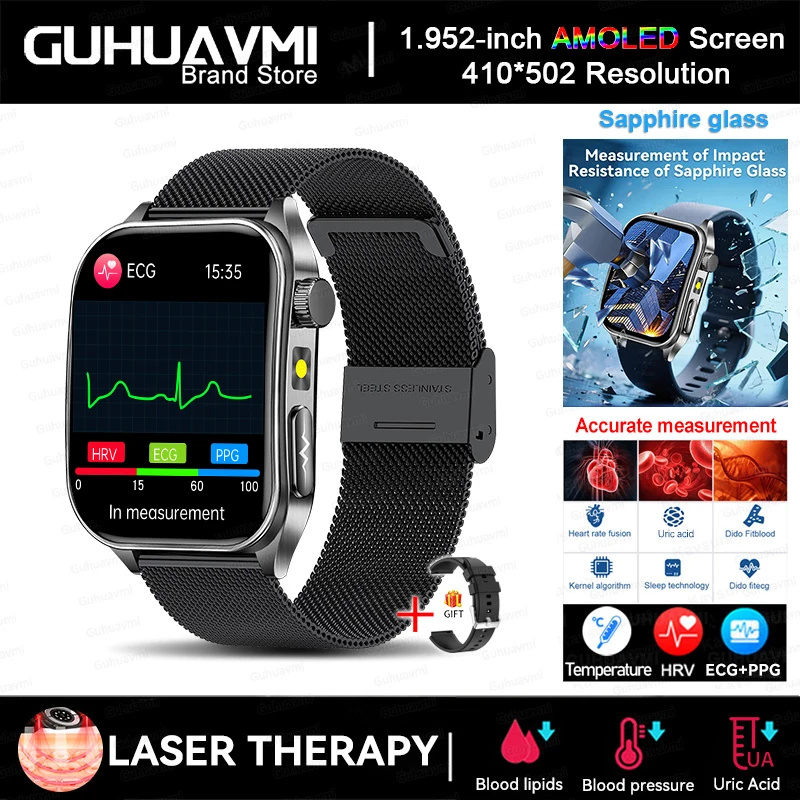 2025 AI-GPT Diagosis ECG Health Smart Watch Men Blood Pressure thumbnail 6