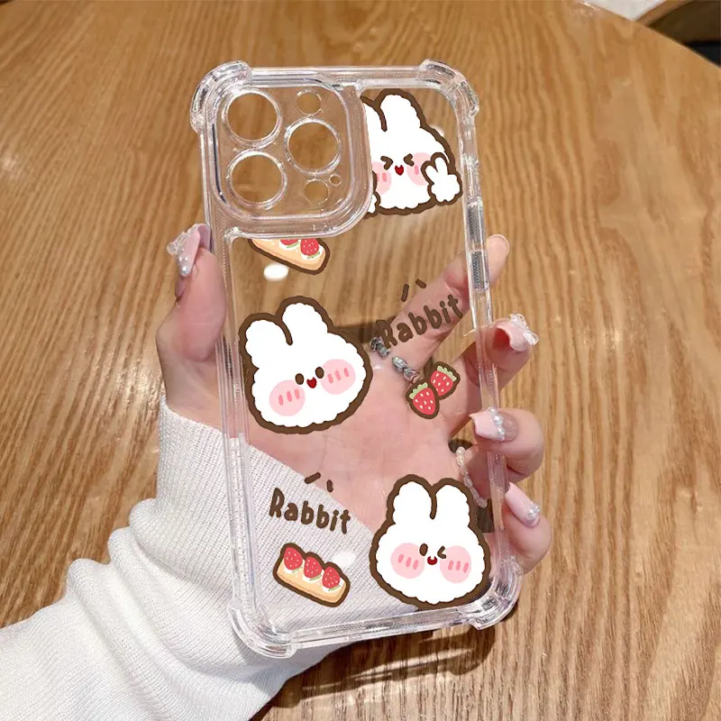 Adorable Transparent Animal Phone Case Cover