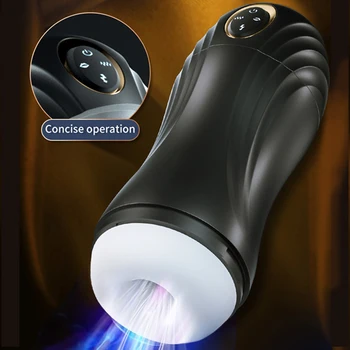 Male Masturb Toys Automatic Masturbator Cup Vacuum Sucking Vibrater Real Vaginal Pussy Sucking Pocket Blowjob Oral Sex for Men 5