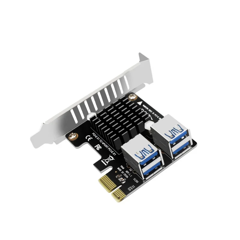 데스크탑 PCIe to PCI-E 4 확장 카드, 그래픽 파워 부스트, USB3.0