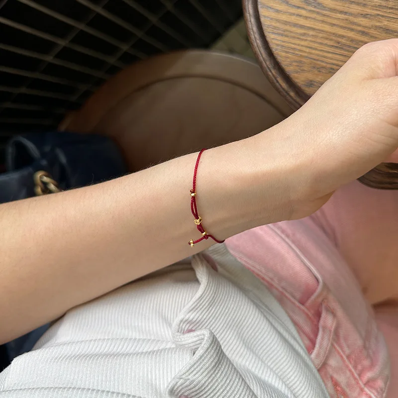 قابل للتعديل 22 سنتيمتر 925 الفضة حبل أساور النساء...