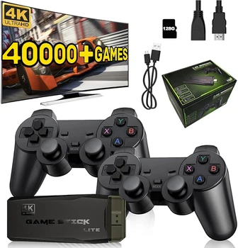 Console per videogiochi M8 4K 40000 giochi integrati Controller wireless TV Game Stick Lettore di giochi portatile retrò per PS1/MAZE 1