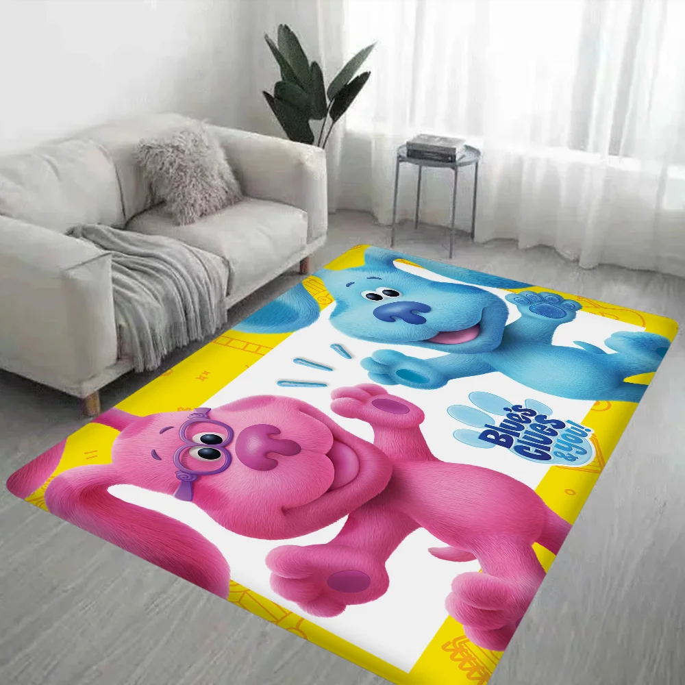 Blue Clues Entrance Door Mat Washable Non-Slip Living Room Sofa Chairs Area Mat Kitchen Welcome Doormat 5