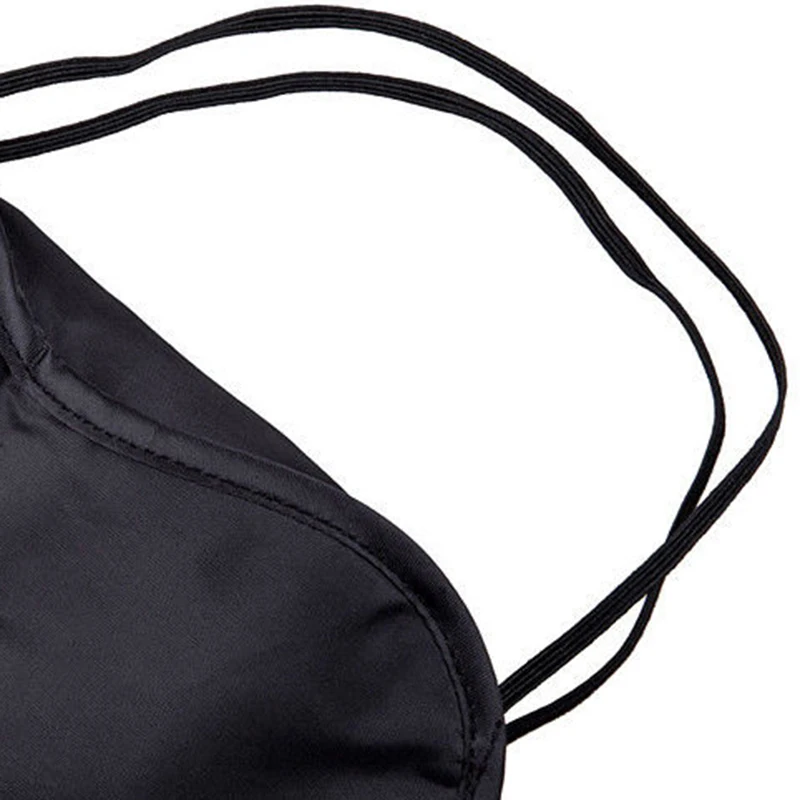 Lunch Break Sleep Eye Mask Satin Light Blocker Sensual Blindfold Day Night Relaxing Soft Portable Eye Mask Eyeshade Cover 6